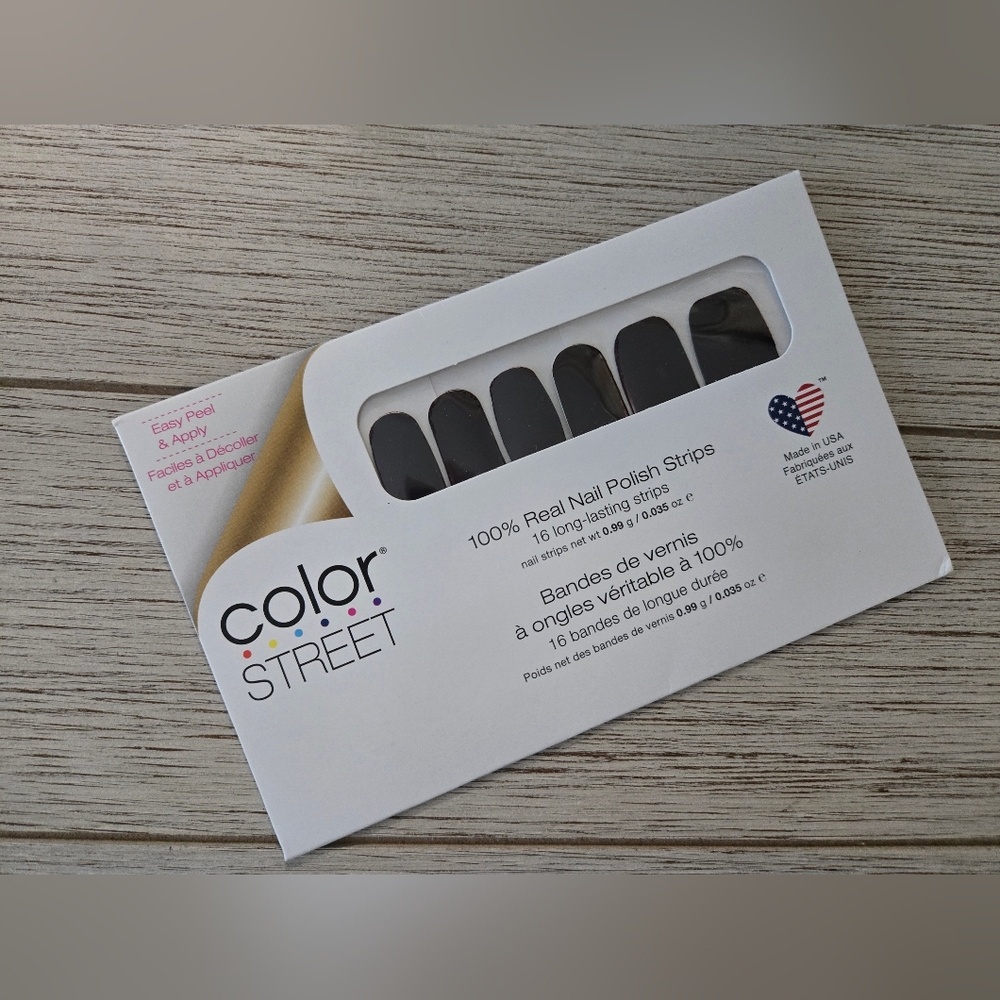 NEW Made in Milan Color Street Brown-Red Nail Polish Strips